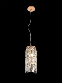 Maddison Crystal Ceiling Lights Diyas Single Crystal Pendants